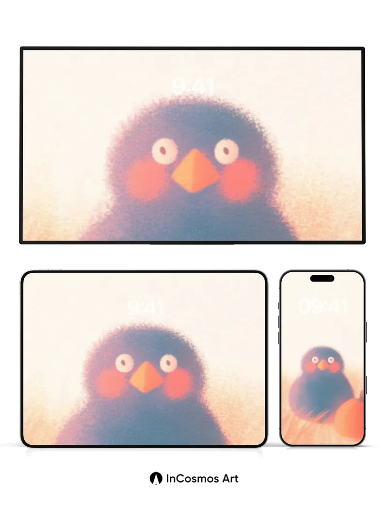 Whispering Plumage Wallpaper with Autumn Hush