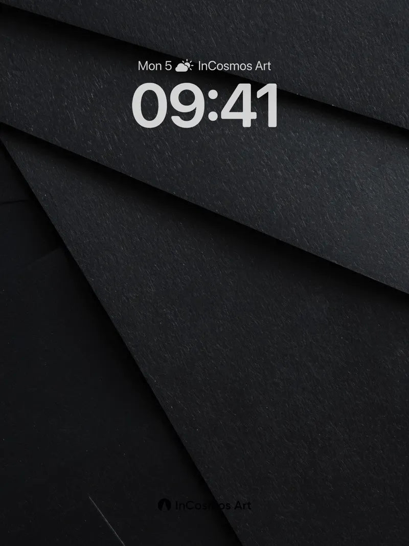 Shadowed Geometry Wallpaper with Textured Depth