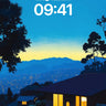 Calm Horizon Wallpaper with Golden Light wallpaper for iPhone, iPad & Mac