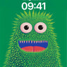 Playful Fuzz Wallpaper with Electric Grin wallpaper for iPhone, iPad & Mac