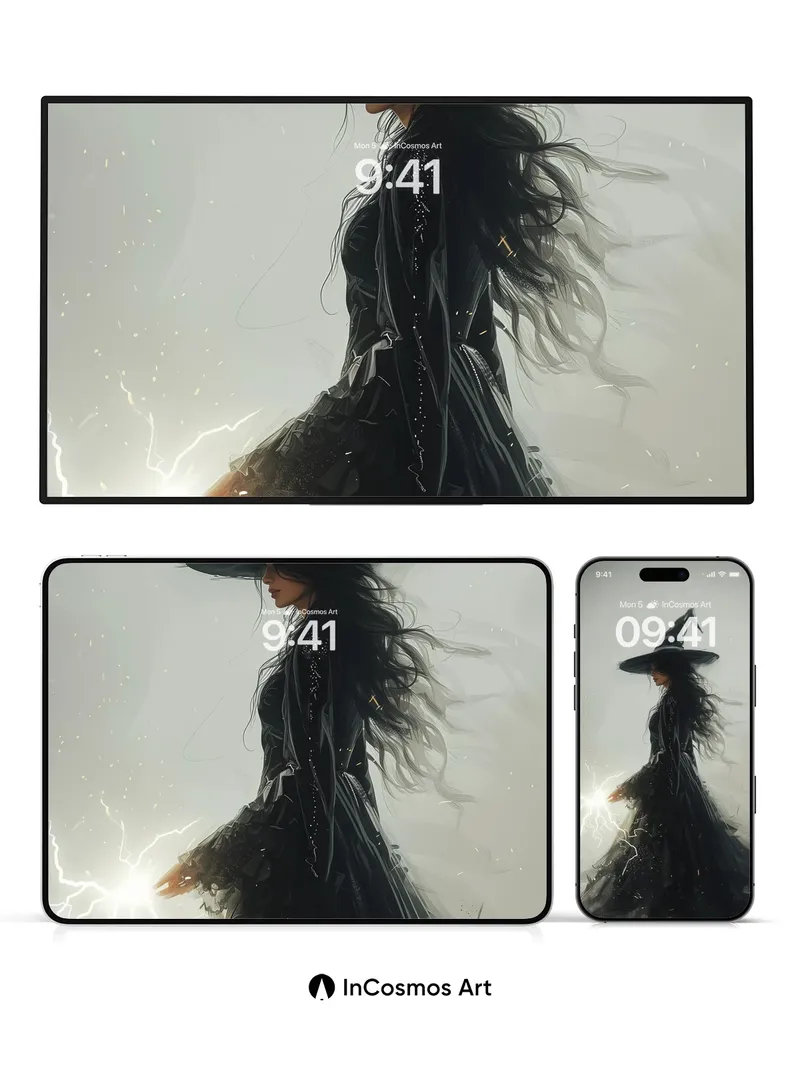 Thunder Veil Wallpaper with Electric Whisper