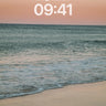 Serenity Shoreline Wallpaper with Dusk Hues wallpaper for iPhone, iPad & Mac