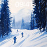 Serenity Trail Wallpaper with Whispering Pines wallpaper for iPhone, iPad & Mac