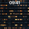 Quiet Grid Wallpaper with Warm Light Veins wallpaper for iPhone, iPad & Mac