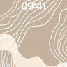 Serenity Contour Wallpaper with Whispering Lines wallpaper for iPhone, iPad & Mac