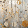 Golden Reverie Wallpaper with Ethereal Stems wallpaper for iPhone, iPad & Mac