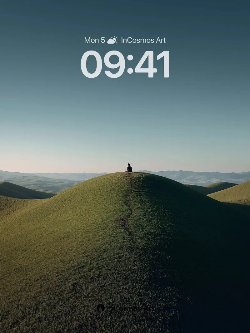 Solitary Peak Wallpaper with Distant Horizons wallpaper for iPhone, iPad & Mac