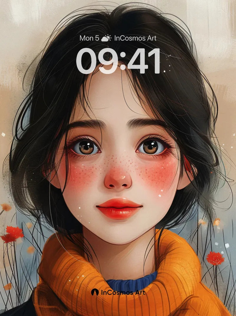 Blushing Dawn Wallpaper with Fleeting Petals