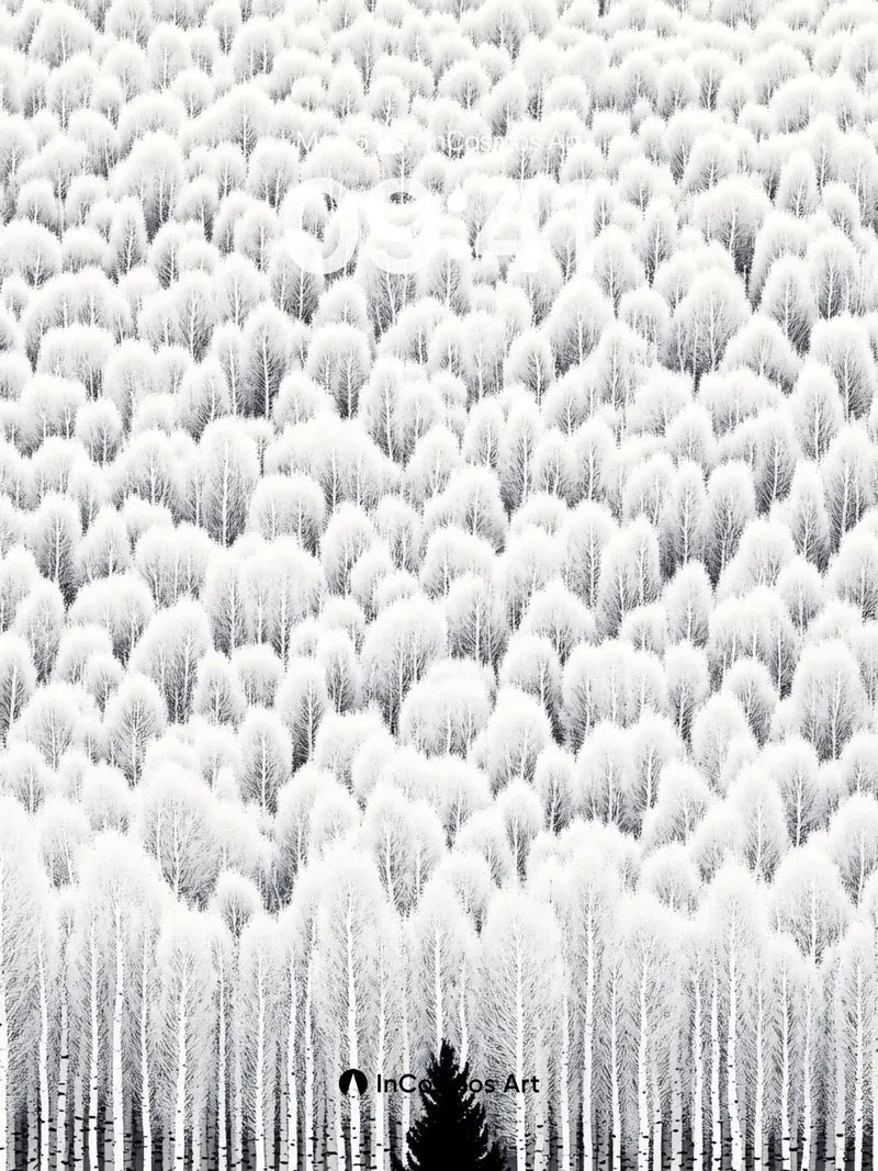 Silent Forest Wallpaper with Lone Pine Shadow