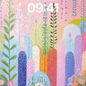 Whimsical Garden Wallpaper with Polka-Dot Sky wallpaper for iPhone, iPad & Mac