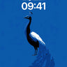 Midnight Peacock Wallpaper with Celestial Tail wallpaper for iPhone, iPad & Mac