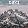 Silent Summit Wallpaper with Frost-etched Peaks wallpaper for iPhone, iPad & Mac