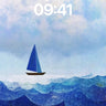 Serenity Sail Wallpaper with Oceanic Depth wallpaper for iPhone, iPad & Mac