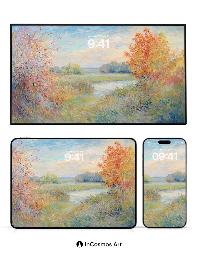 Golden Hush Wallpaper with Autumn Breath