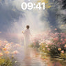 Serene Pathway Wallpaper with Ethereal Light wallpaper for iPhone, iPad & Mac