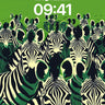 Electric Herd Wallpaper with Neon Stripes wallpaper for iPhone, iPad & Mac