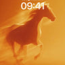 Golden Storm Wallpaper with Flickering Light wallpaper for iPhone, iPad & Mac