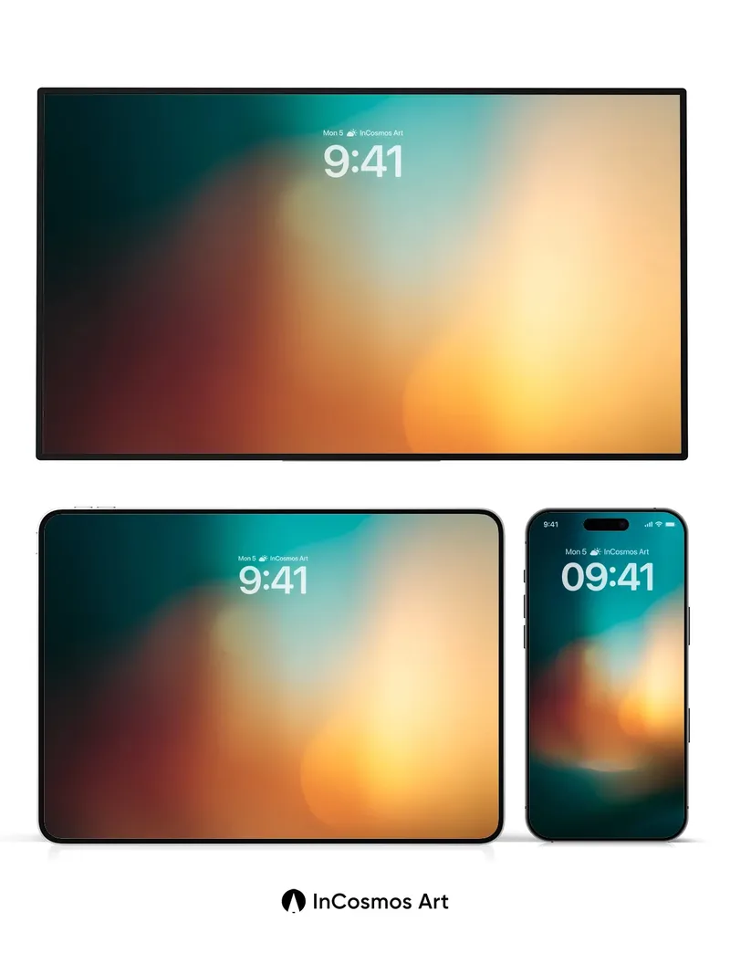 Luminous Veil Wallpaper with Ethereal Hues
