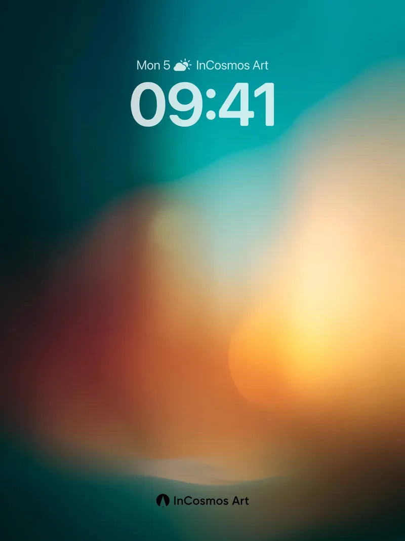 Luminous Veil Wallpaper with Ethereal Hues