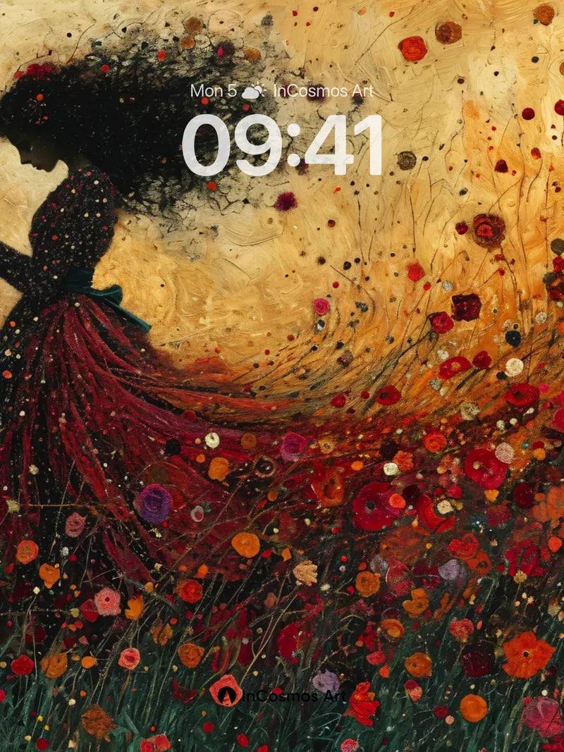 Whirlwind Bloom Wallpaper with Kusama Echoes