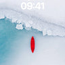 Frozen Silence Wallpaper with Crimson Kayak wallpaper for iPhone, iPad & Mac