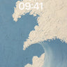 Textured Ocean Wave Wallpaper Background
