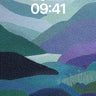 Misty Valley Wallpaper with Polka-Dot Veil wallpaper for iPhone, iPad & Mac