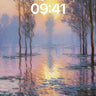 Golden Hush Wallpaper with Water Reflections wallpaper for iPhone, iPad & Mac