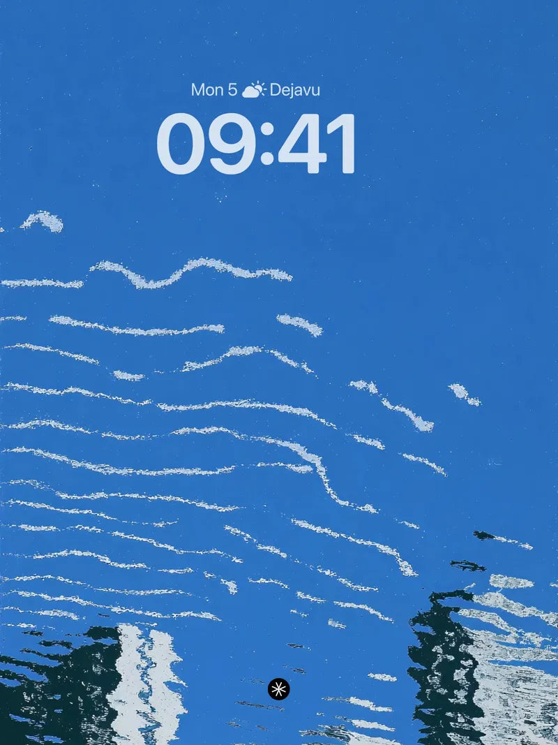 清凉水影波纹壁纸 wallpaper for iPhone, iPad & Mac