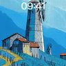 Cobalt Whispers Wallpaper with Windmill Echoes wallpaper for iPhone, iPad & Mac