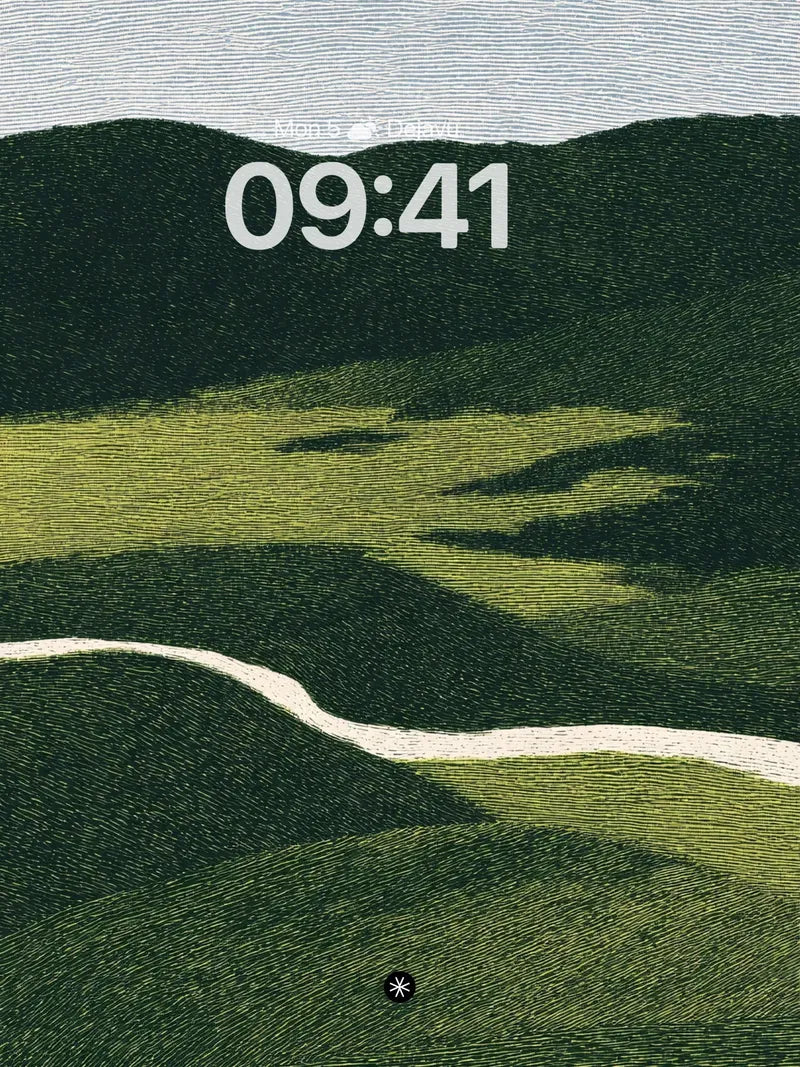 Emerald Valley Pathway Wallpaper
