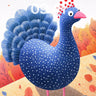 Whimsical Feathered Fantasy Wallpaper with Polka-Dot Charm wallpaper for iPhone, iPad & Mac