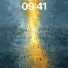 Golden Veil Wallpaper with Crowds of Silence wallpaper for iPhone, iPad & Mac