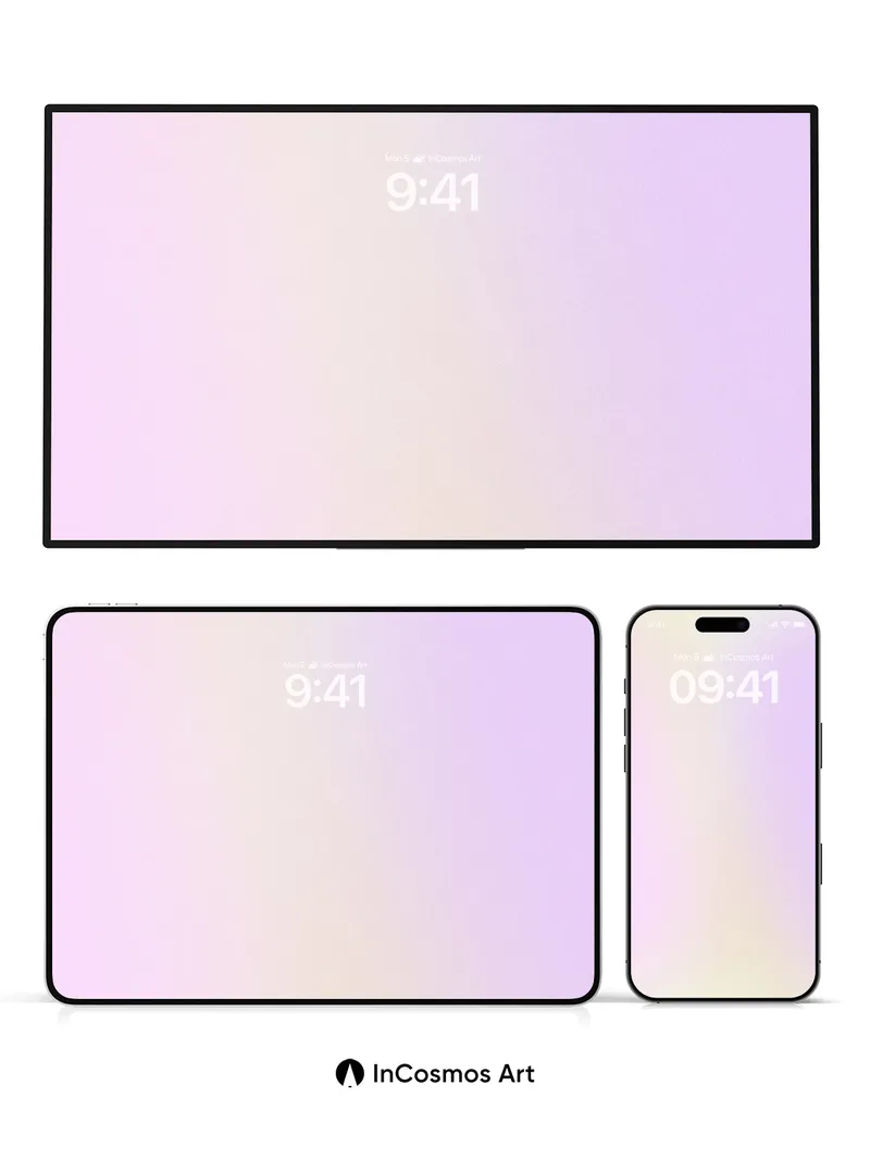 Luminous Hush Wallpaper with Soft Gradient Veil