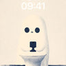 Ghostly Stillness Wallpaper with Phone Glow wallpaper for iPhone, iPad & Mac
