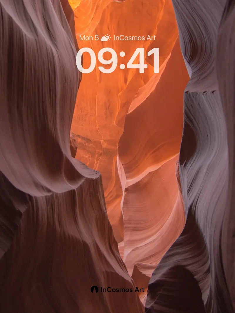 Canyon Whisper Wallpaper with Dune-Like Curves