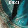 Turquoise Abyss Wallpaper with Cracked Earth Veins wallpaper for iPhone, iPad & Mac
