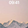 Serenity Peak Wallpaper with Frost-Laced Light wallpaper for iPhone, iPad & Mac