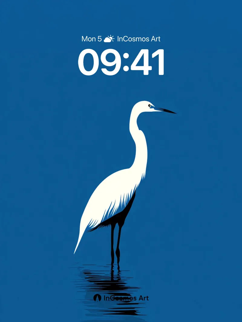 Serene Solitude Wallpaper with Reflective Depth