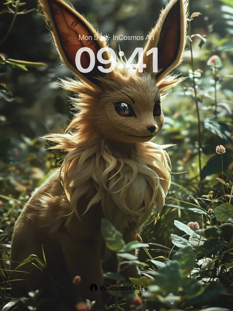 Golden Hush Wallpaper with Whispering Fur