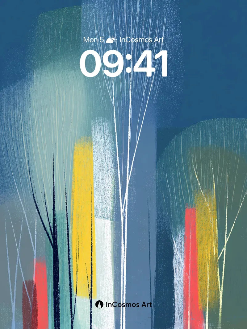 Silent Grove Wallpaper with Whispering Lines