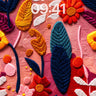 Velvet Garden Wallpaper with Embroidered Light wallpaper for iPhone, iPad & Mac
