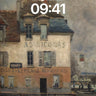 Nostalgic Waterfront Wallpaper with Weathered Facade wallpaper for iPhone, iPad & Mac