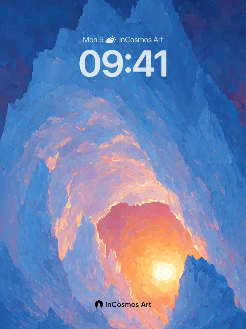 Frozen Sunlight Wallpaper with Icy Warmth wallpaper for iPhone, iPad & Mac
