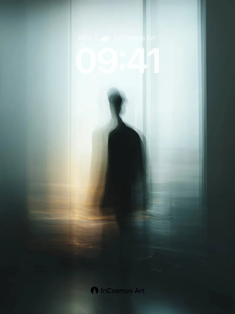 Silhouetted Hush Wallpaper with Ethereal Light wallpaper for iPhone, iPad & Mac
