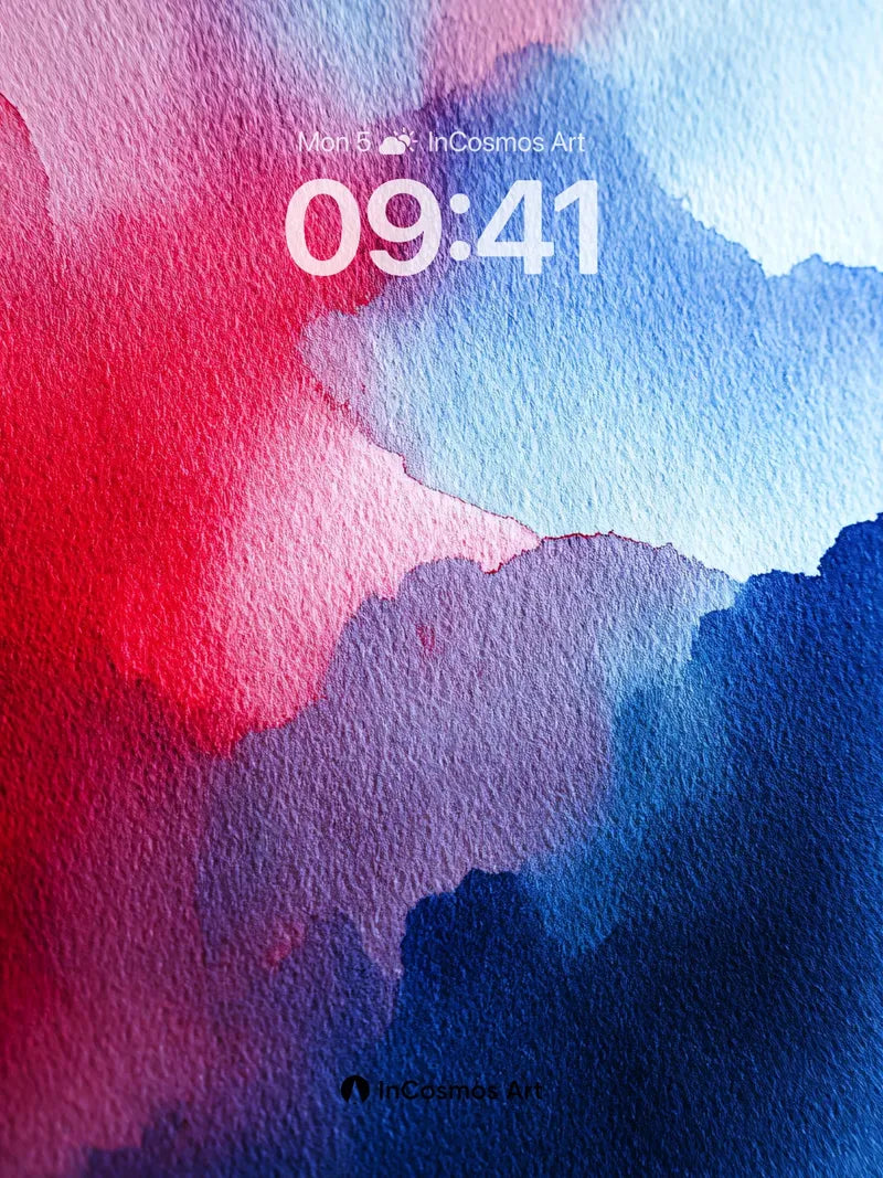 Crimson Veil Wallpaper with Breathable Hues