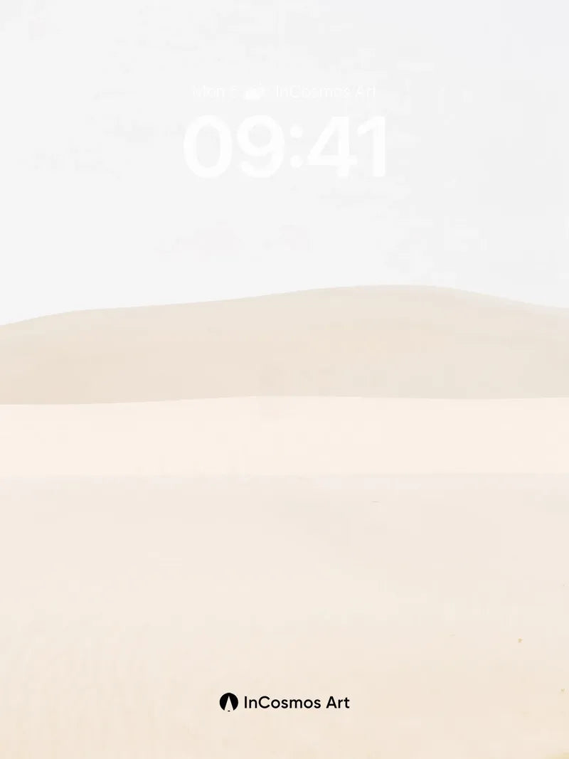 Serenity Dune Wallpaper with Soft Horizon