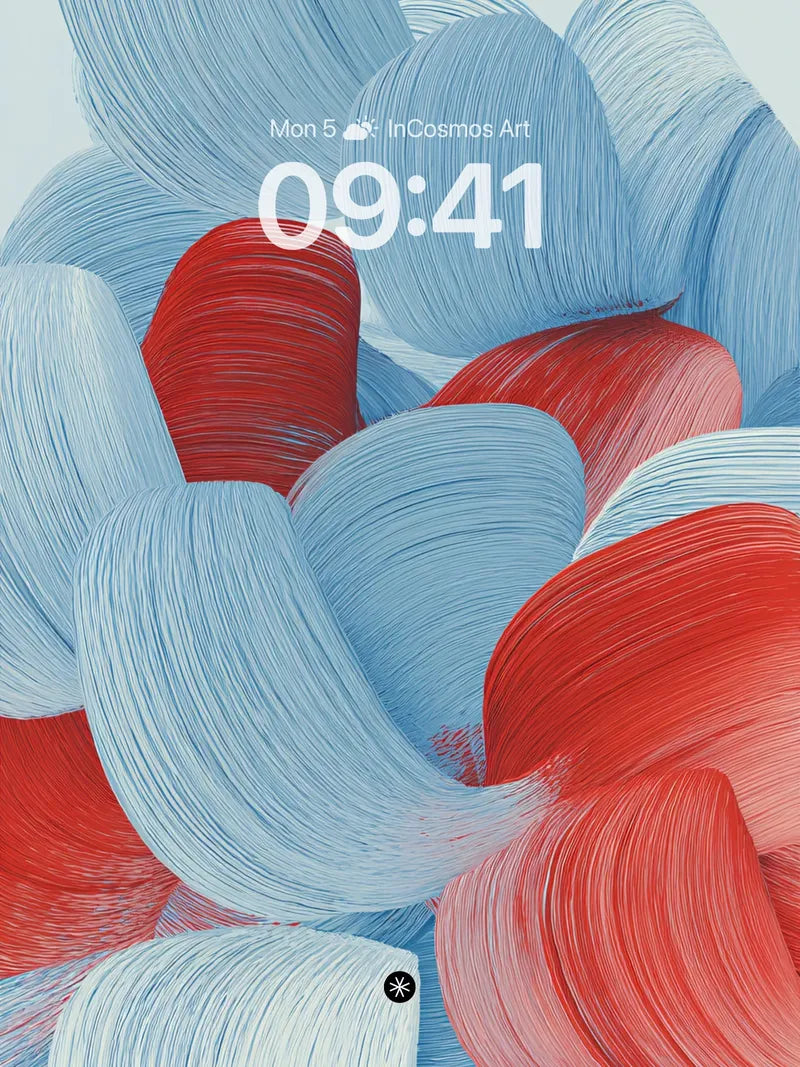 Flowing Textured Brushstroke Wallpaper Background Abstract Art Design wallpaper for iPhone, iPad & Mac