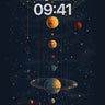 Cosmic Lullaby Wallpaper with Celestial Orbits wallpaper for iPhone, iPad & Mac