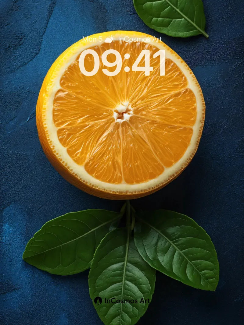 Velvet Citrus Wallpaper with Verdant Whispers